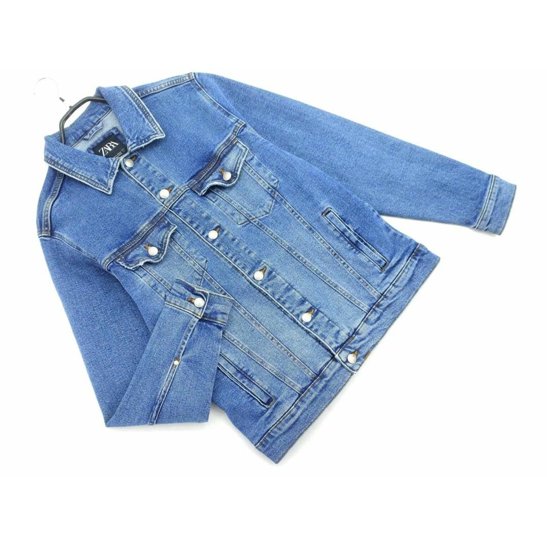 ZARA - ZARA ザラ USED加工 Gジャン デニム ジャケット sizeM/紺