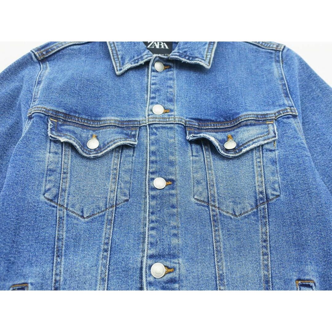 ZARA - ZARA ザラ USED加工 Gジャン デニム ジャケット sizeM/紺