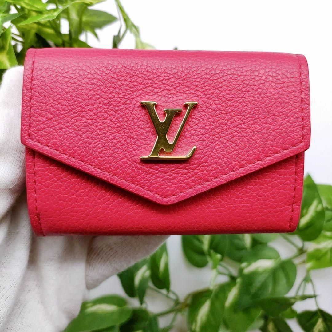 LOUIS VUITTON ルイヴィトン　三つ折り財布　財布　赤