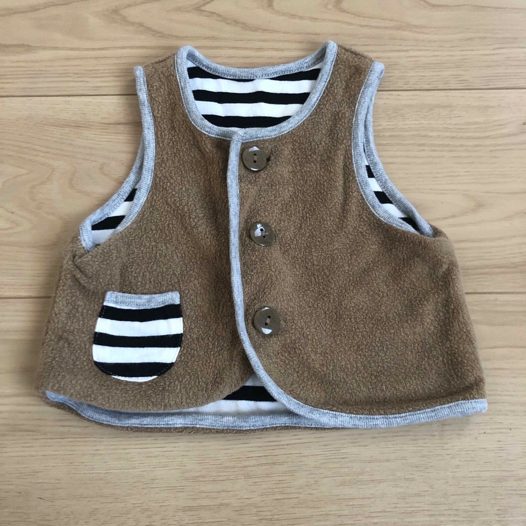 ZARA KIDS(ザラキッズ)のシャツとベストとジーンズセット キッズ/ベビー/マタニティのベビー服(~85cm)(その他)の商品写真