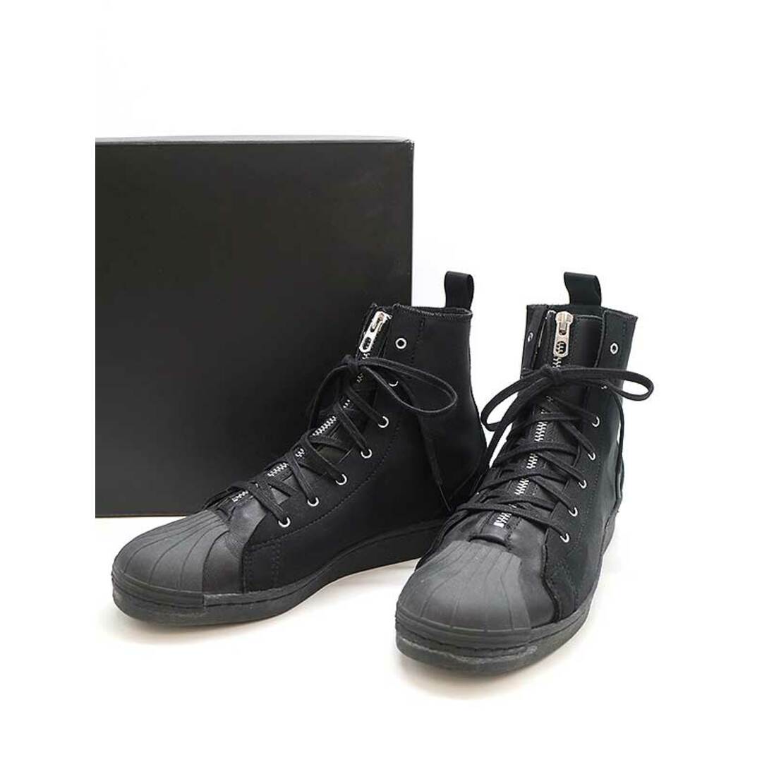 Yohji Yamamoto(ヨウジヤマモト)のYOHJI YAMAMOTO adidas ヨウジヤマモト アディダス YY ZIPPER STAR MID スニーカー F34294 ブラック 26cm メンズの靴/シューズ(スニーカー)の商品写真