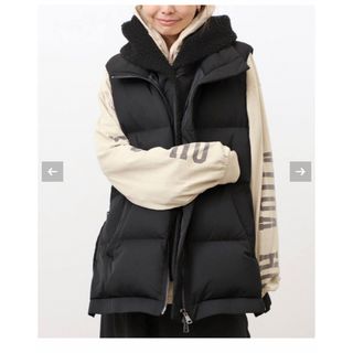 アパルトモンドゥーズィエムクラス(L'Appartement DEUXIEME CLASSE)のLOU ANDREA 2Way Down Vest ルーアンドレア　ダウン(ダウンベスト)