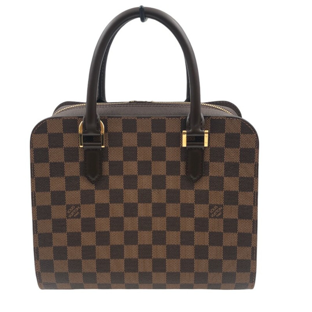 ファスナー外側ルイ・ヴィトン LOUIS VUITTON トリアナ N51155 ダミエキャンバス レディース ハンドバッグ