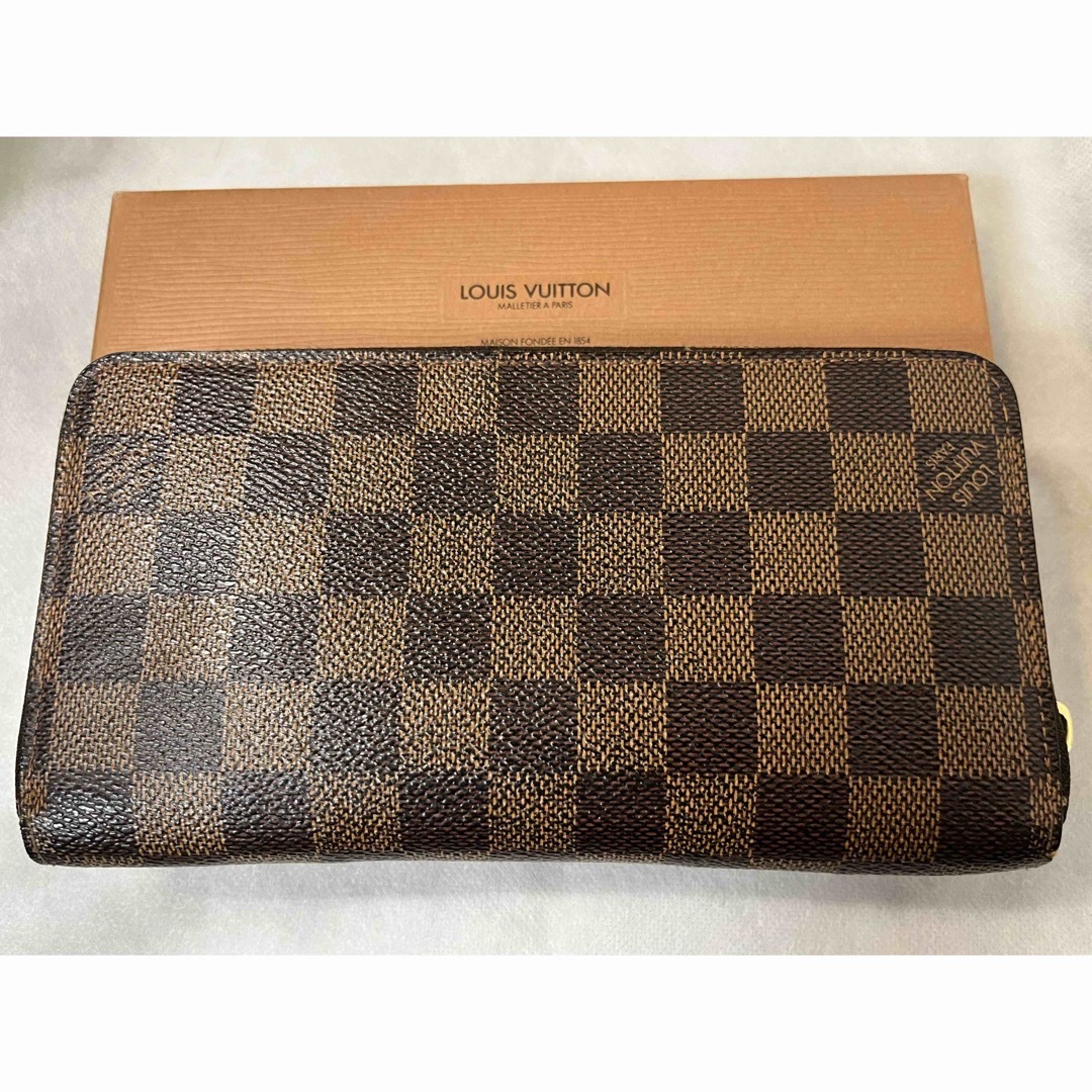 美品　LOUIS VUITTON ダミエ ジッピーウォレット　長財布約195cm幅