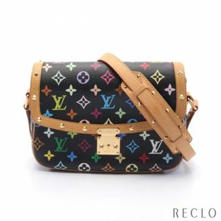 ルイヴィトン(LOUIS VUITTON)のソローニュ モノグラムマルチカラー ノワール ショルダーバッグ PVC レザー ブラック(ショルダーバッグ)