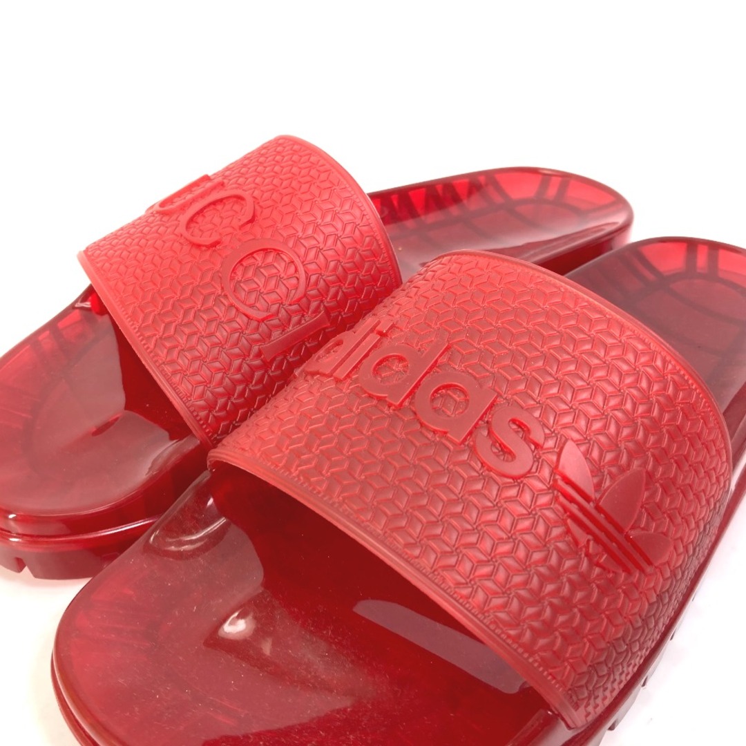 Gucci(グッチ)のグッチ GUCCI スライド 721229 ロゴ 靴 クリア アディダス ADIDAS  コラボ サンダル ラバー レッド 未使用 レディースの靴/シューズ(サンダル)の商品写真