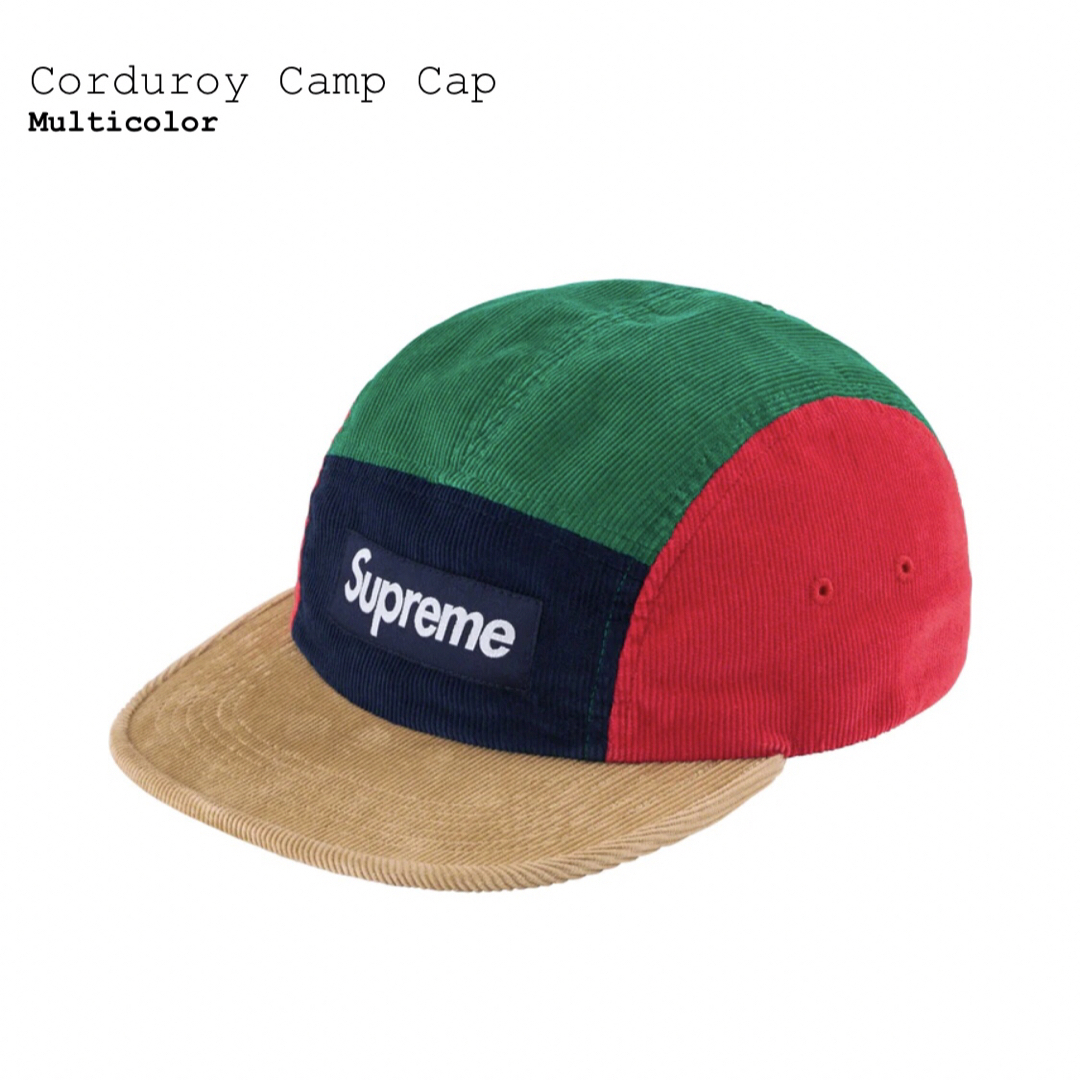 シュプリーム　Corduroy Camp Cap　マルチカラー帽子