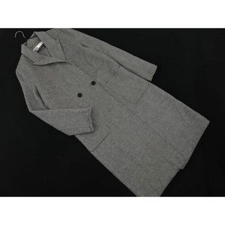 ザラ(ZARA)のZARA ザラ ウール混 ロング コート sizeS/グレー ◇■ レディース(ロングコート)