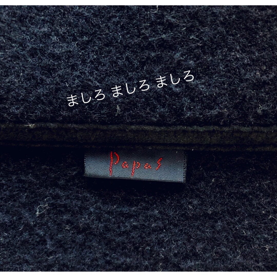 パパス ショートコート wool ダブルフェイス メルトン LL