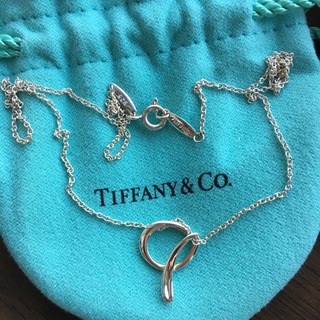 ティファニー(Tiffany & Co.)の極美 ティファニー シルバー レター イニシャル ネックレス A(ネックレス)