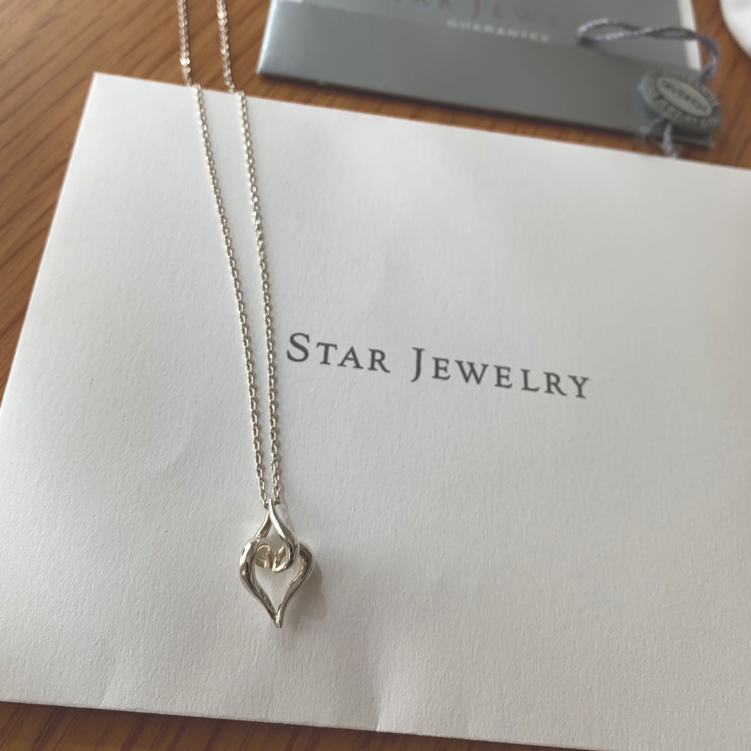 STAR JEWELRY(スタージュエリー)のSTAR JEWELRY スタージュエリー ハートネックレス silver925 レディースのアクセサリー(ネックレス)の商品写真