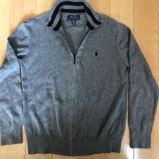 ポロラルフローレン(POLO RALPH LAUREN)の美品　Polo Ralph Lauren ジップアップセーター　ボーイズM(ニット)