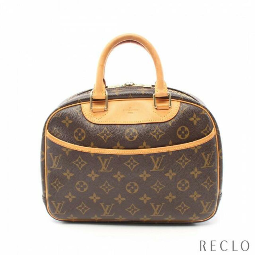 LOUIS VUITTON(ルイヴィトン)のトゥルーヴィル モノグラム ハンドバッグ PVC レザー ブラウン レディースのバッグ(ハンドバッグ)の商品写真