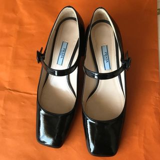 プラダ(PRADA)のPRADA エナメルパンプス37.5(ハイヒール/パンプス)