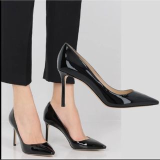 ジミーチュウ(JIMMY CHOO)のJimmy Choo ROMY PATENT LEATHER PUMPS 85(ハイヒール/パンプス)