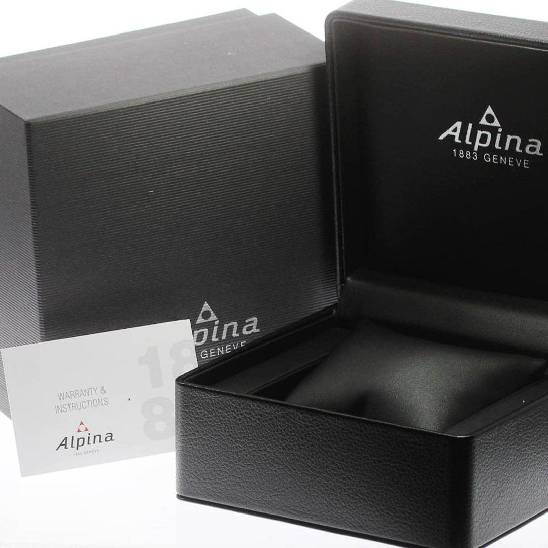 アルピナ Alpina AL-555RGS4H6 スタータイマー GMT デイト 自動巻き メンズ 未使用品 箱・保証書付き_684408【ev10】