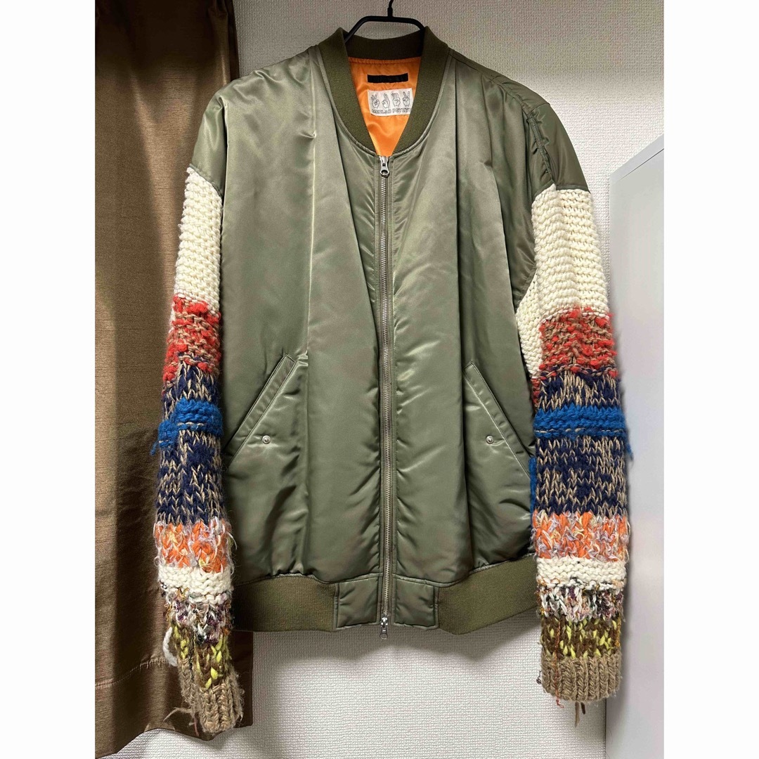 DISCOVERED - 【米津玄師 着用】DISCOVERED×MEZLADPSYZYE MA-1の DISCOVERED - 【米津玄師 着用】DISCOVERED×MEZLADPSYZYE MA-1の