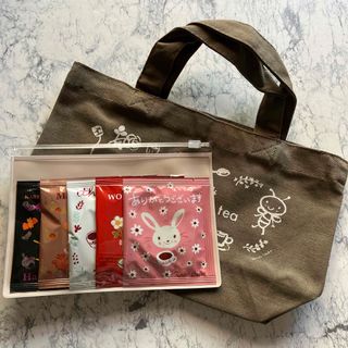 カレルチャペック(KarelCapek)のカレルチャペック紅茶店　ミニバッグ&紅茶入りポーチ(ノベルティグッズ)