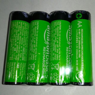 アマゾン(Amazon)のAmazonベーシック 充電池 単3形4本 2000mAh 新品未開封未使用(バッテリー/充電器)