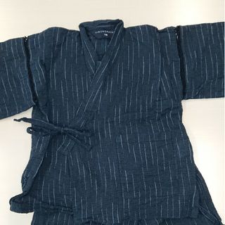 キモノマチ(KIMONOMACHI)の甚平 コットン×麻/size110(甚平/浴衣)