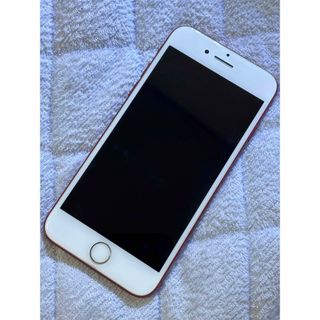 アイフォーン(iPhone)の中古塗装剥がれあり iPhone7 レッド(スマートフォン本体)