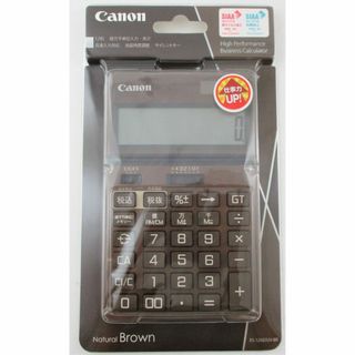 キヤノン(Canon)の◇未開封 CANON キャノン ビジネス電卓 ブラウン KS-1250TUV◇(店舗用品)