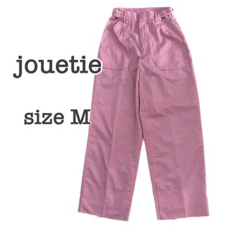 jouetie ジュエティ カットオフデザインワイドパンツ ピンク M