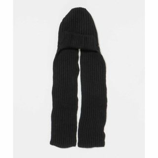 アーバンリサーチ(URBAN RESEARCH)の【BLACK】muffler knit cap(ニット帽/ビーニー)