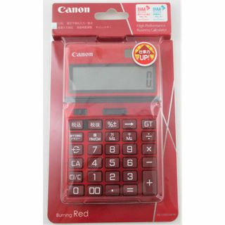 キヤノン(Canon)の◇未開封 CANON キャノン ビジネス電卓 レッド KS-1250TUV◇(店舗用品)