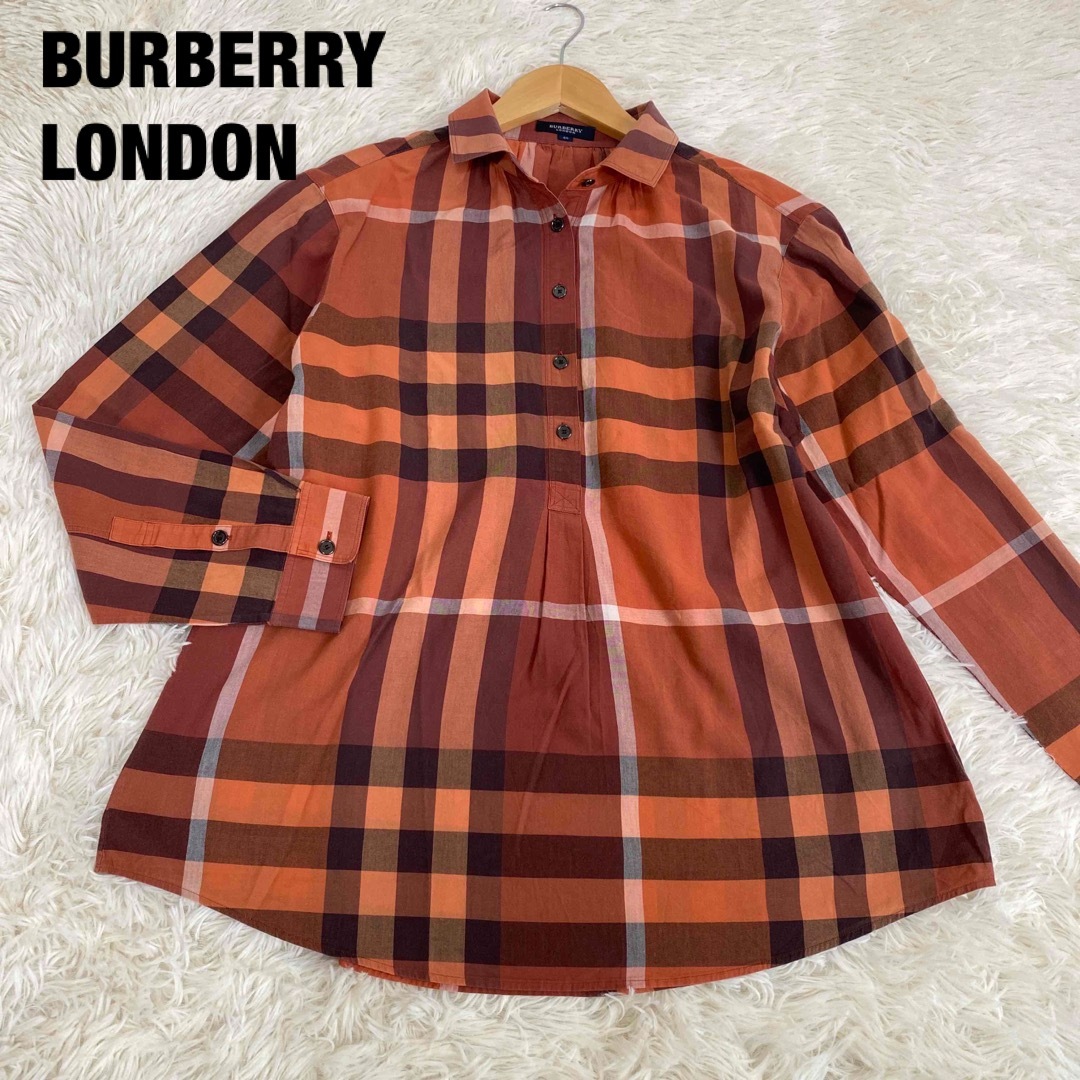 BURBERRY - 【美品】BURBERRY LONDON バーバリー ブラウス メガ ...