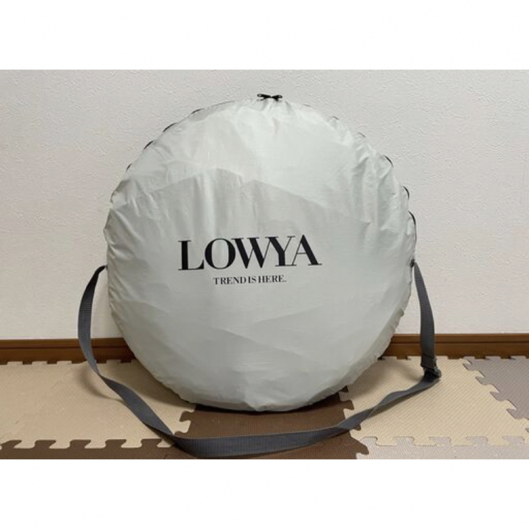 【美品】LOWYA ポップアップテント 折りたたみ持ち運び可