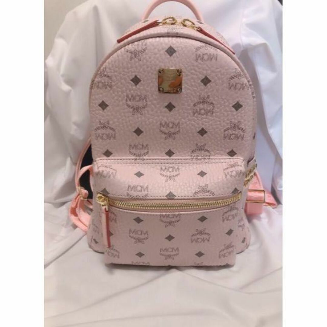 MCM エムシーエム リュック パウダーピンク Sサイズ-
