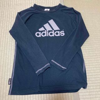 アディダス(adidas)のアディダス　ロングTシャツ　150サイズ　ブラック(Tシャツ/カットソー)