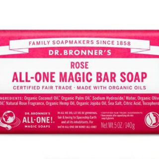 ドクターブロナー(Dr.Bronner)の新品未開封✨DR.BRONNER'S❤マジックソープ バー❤ローズ❤(ボディソープ/石鹸)