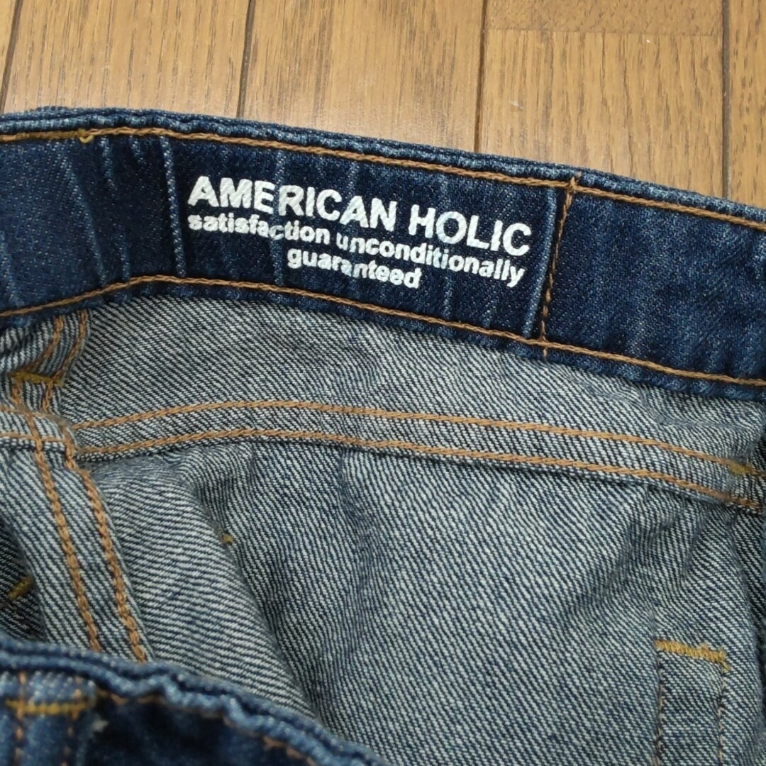 AMERICAN HOLIC(アメリカンホリック)のアメリカンホリック ワイドパンツ デニム レディースのパンツ(デニム/ジーンズ)の商品写真