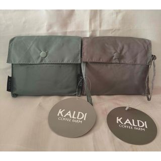 カルディ(KALDI)の★KALDI  オリジナルエコバッグ 新色 2点セット★(エコバッグ)