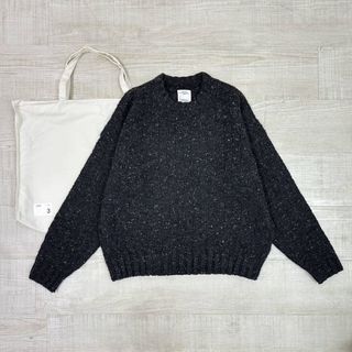 BOLLARD CREW KNIT 2 NAVY 20AW VISVIM