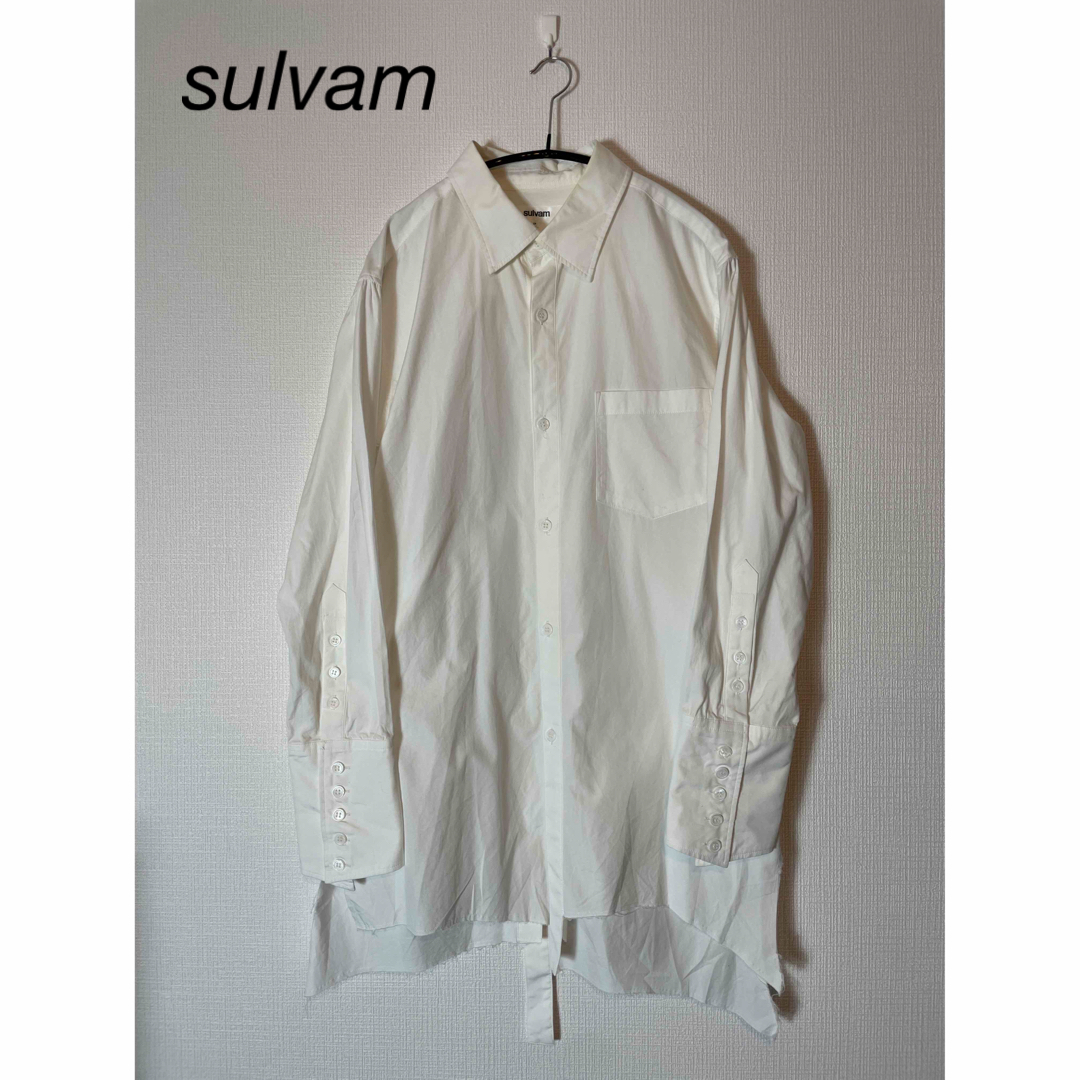 サイズS着丈sulvam double open shirts