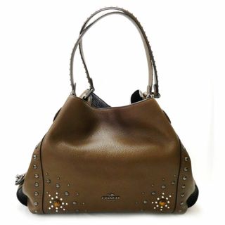 コーチ(COACH)のCOACH コーチ ウェスタン リベット イーディー  ショルダーバッグ ブラウン 57660 レディース【中古】(ショルダーバッグ)