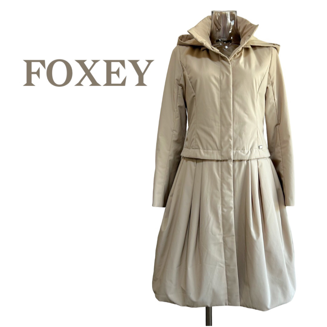 フォクシー 中綿コート サイズ３８・Ｍ FOXEY NEW YORK-