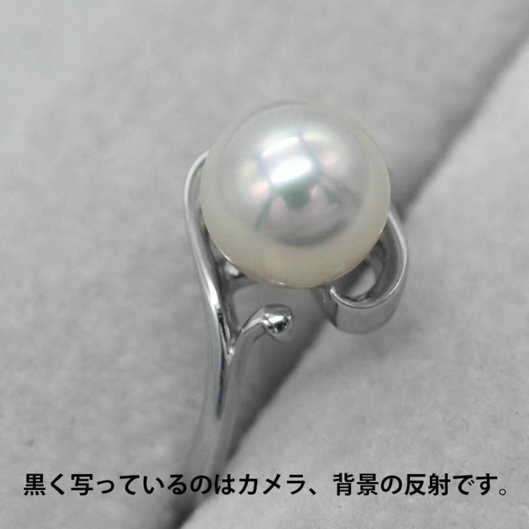 美品 MIKIMOTO あこやパール 8.0mm K18 リング A01376