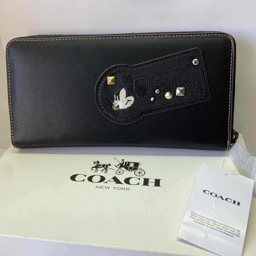 COACH 新品箱付き　長財布 コーチ×ディズニー コラボ  翌日発送　メンズ 4