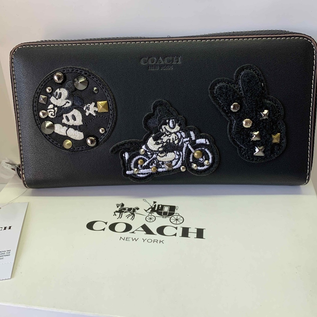 COACH 新品箱付き　長財布 コーチ×ディズニー コラボ  翌日発送　メンズ 2