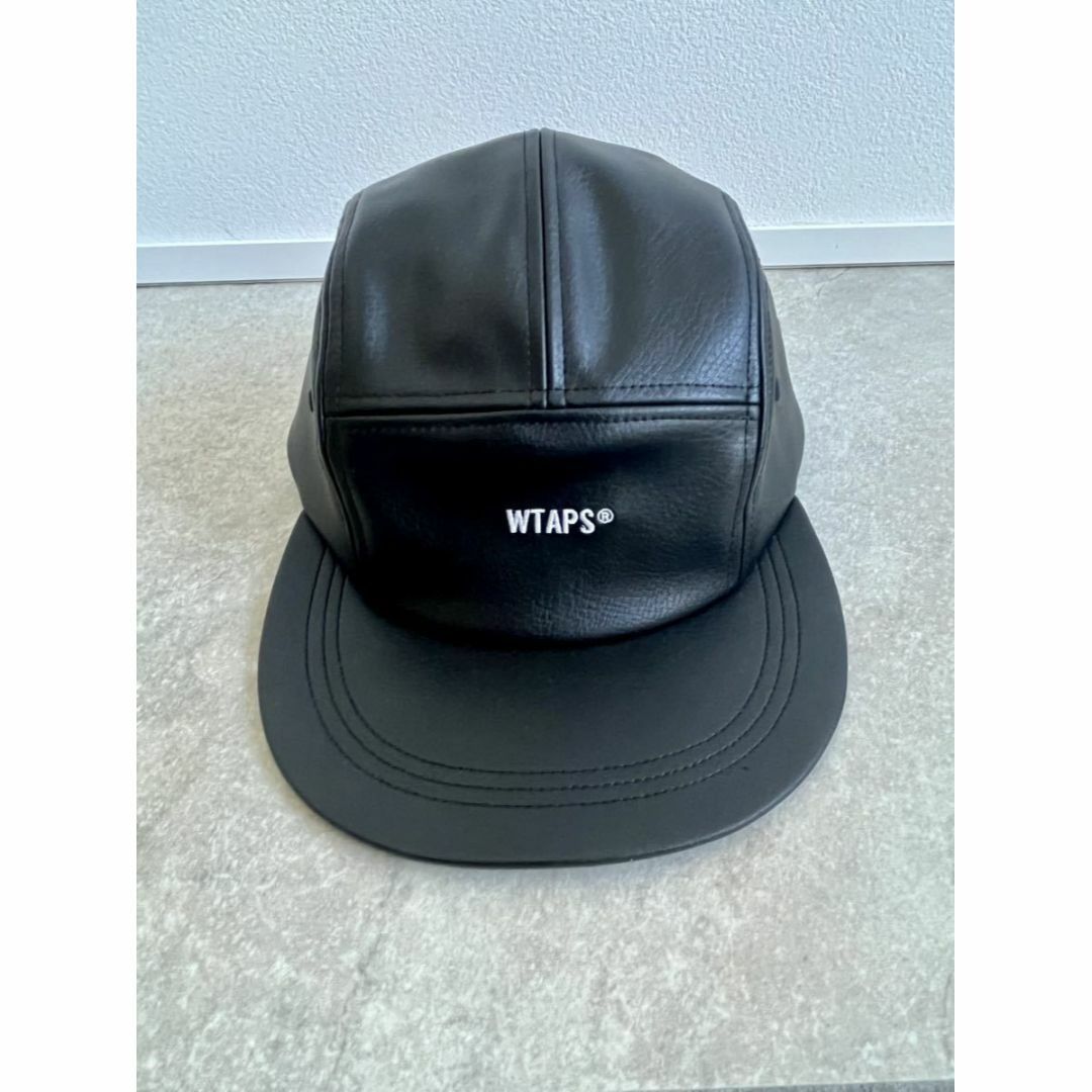 W)taps - 極美品 正規 22AW WTAPS シンセティック レザー キャップ