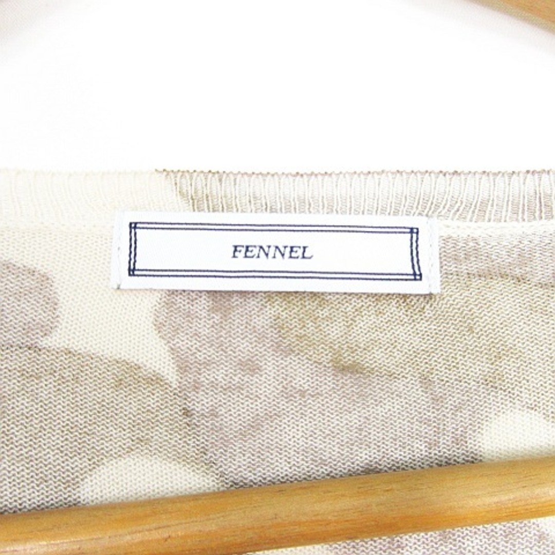 フェンネル FENNEL ニット カーディガン 長袖 綿 レーヨン 9 レディースのトップス(カーディガン)の商品写真