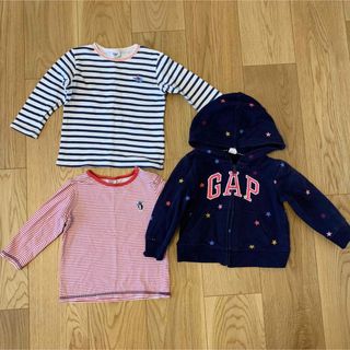 ベビーギャップ(babyGAP)の90★長袖トップス３点セット(Tシャツ/カットソー)