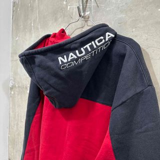 ノーティカ(NAUTICA)のUSA古着ノーティカ NAUTICAジップアップパーカー スウェット L(スウェット)