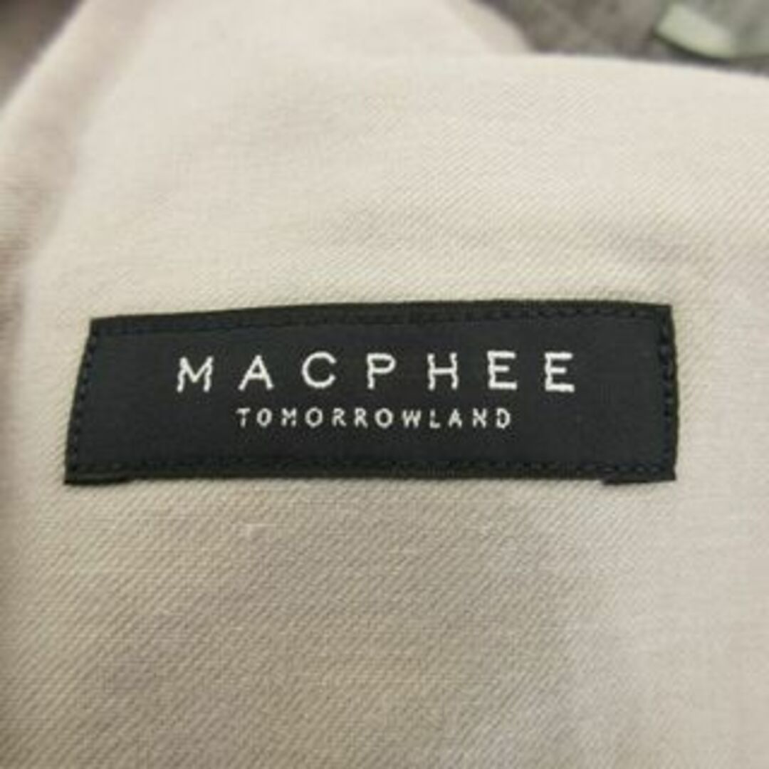 MACPHEE(マカフィー)のマカフィー イージースリムパンツ ウール 32 グレー 230921MN6R レディースのパンツ(その他)の商品写真