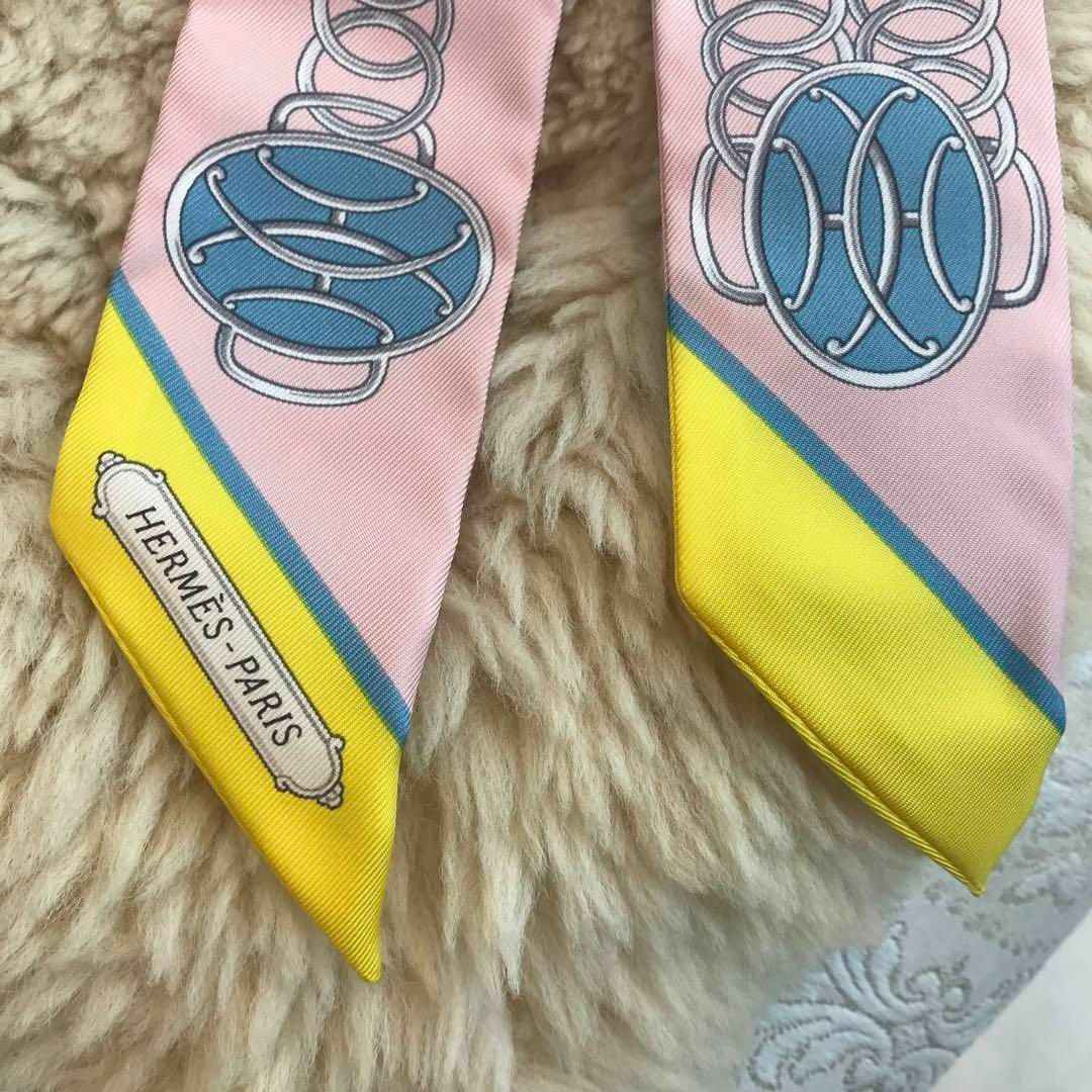 ☆未使用品☆HERMES エルメス ツイリー リフト プロフィール ピンク ☆未使用品☆HERMES エルメス ツイリー リフト プロフィール ピンク