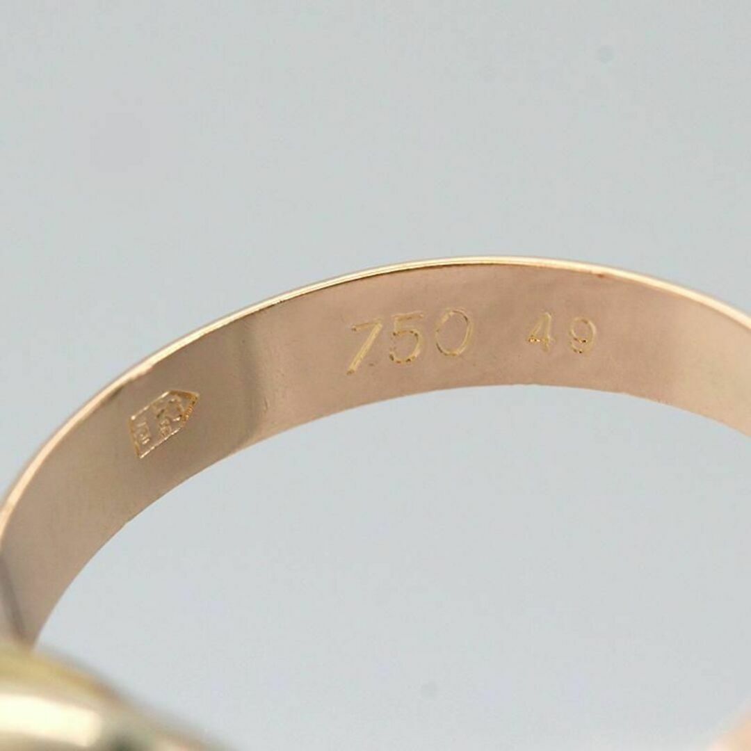 美品 カルティエ トリニティ リング クラシック 9号 750 A02086